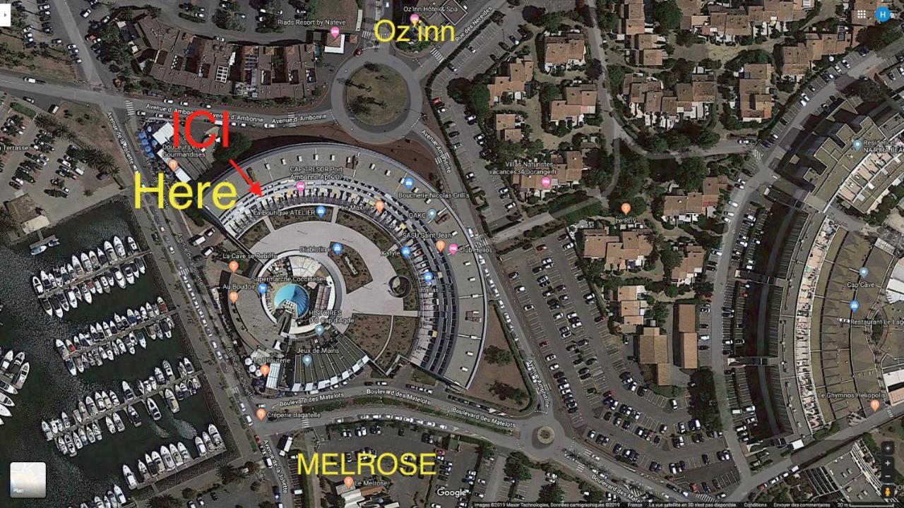 207 Cap D'Agde Naturiste Grand T2 De Standing Avec Garage Exteriör bild